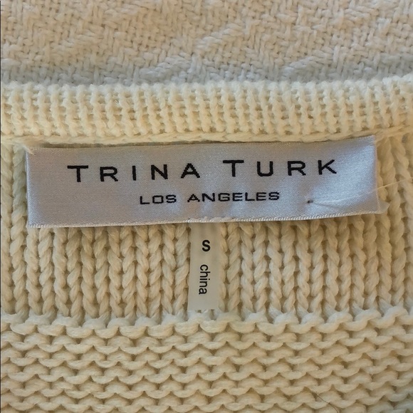 Trina Turk Short Sleeve Cardigan Top - Picture 5 of 7
